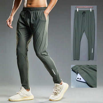 Saashi Summer Elastic Men's Jogging Sweatpants for Outdoor Fitness