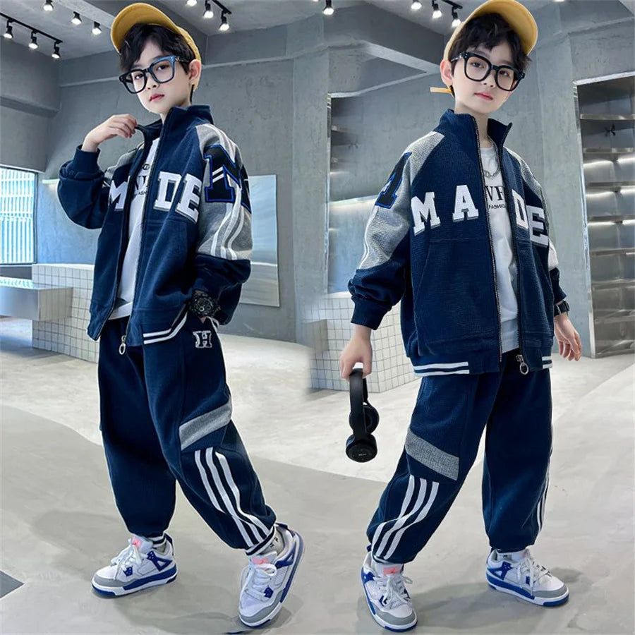 Saashi Children's Clothing Set: Boys' Sportswear Suit Kids Outfit