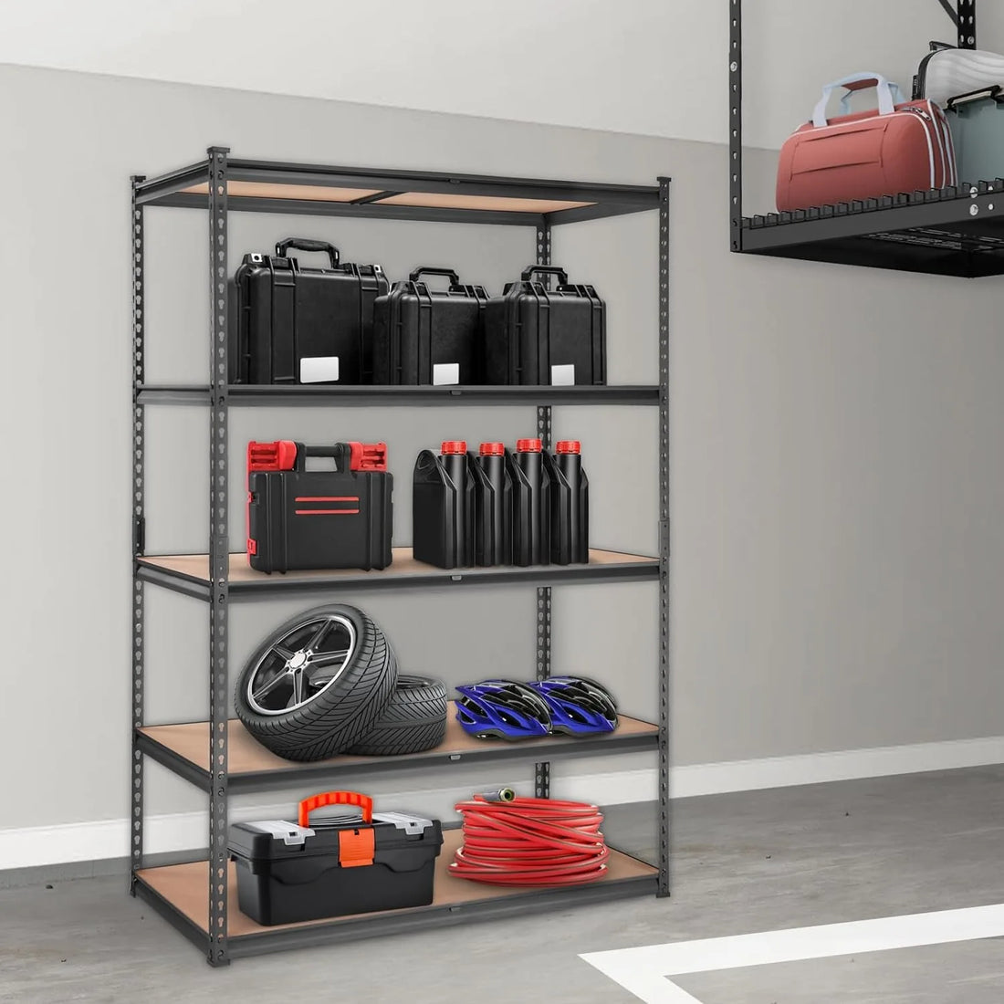 Saashi Adjustable Storage Shelving Unit