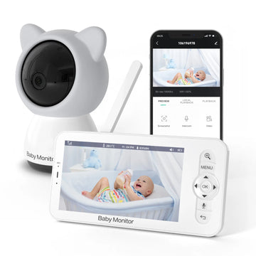 Saashi Wifi HD Baby Monitor Camera with Lullabies