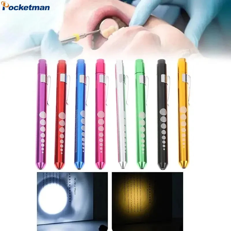 Saashi Mini Medical Pen Light with Pupil Gauge