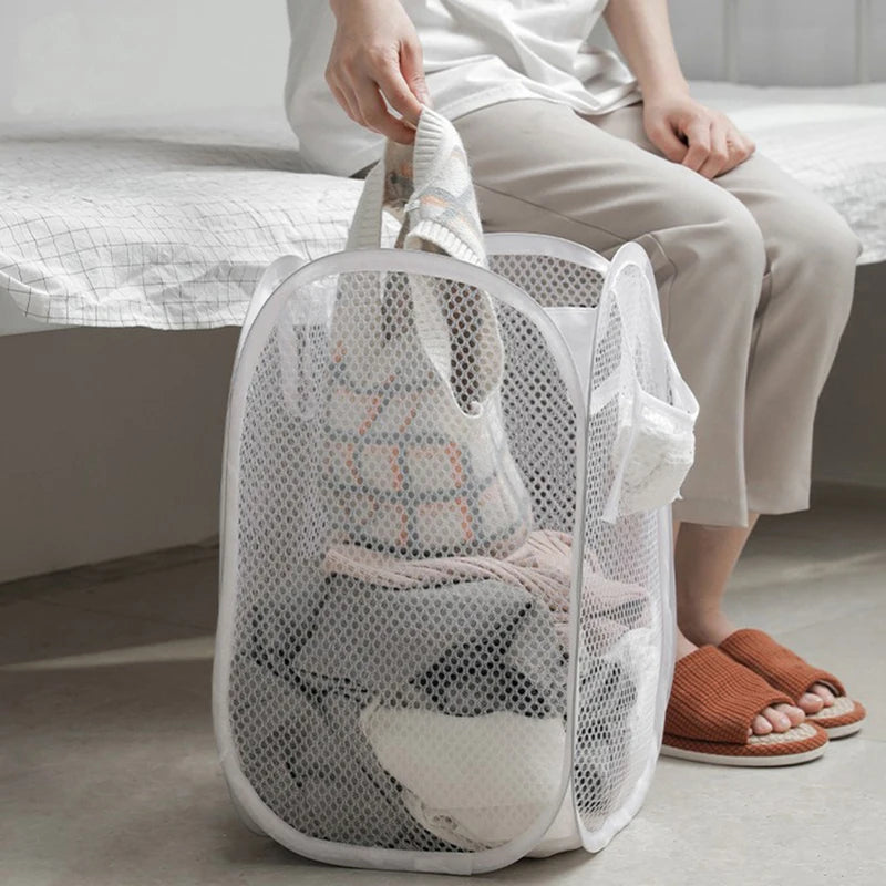 Saashi Folding Laundry Sorting Basket