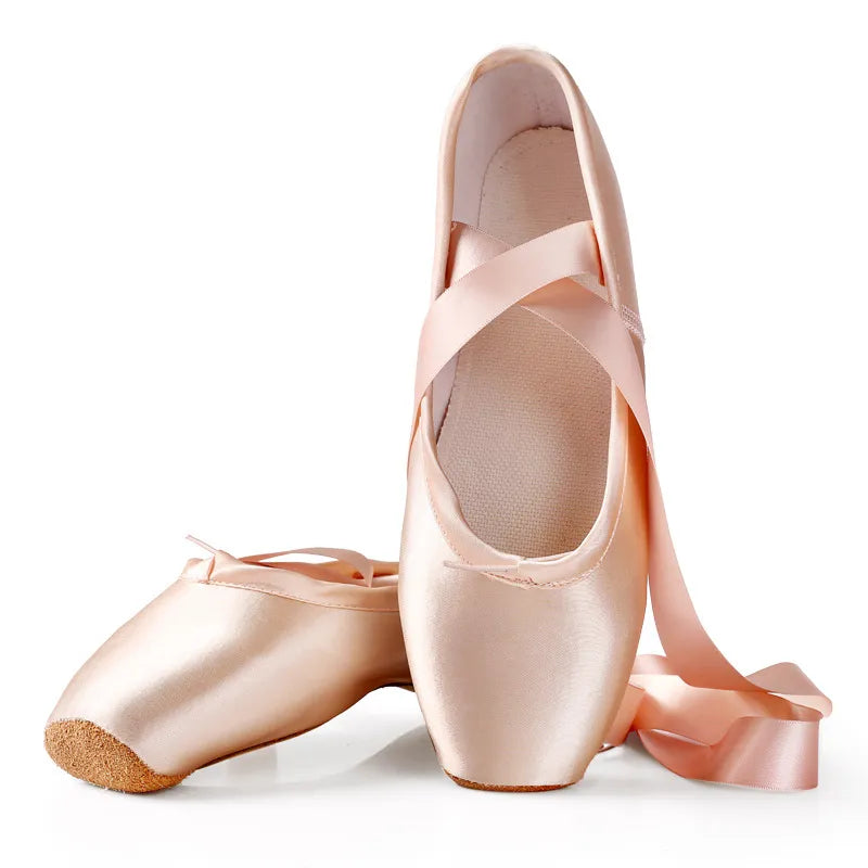 Saashi Ballet Dance Shoes for Child and Adult with Ribbons