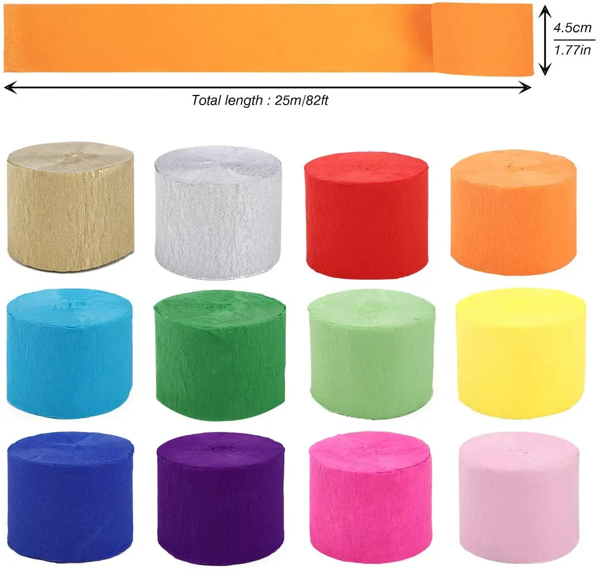 Saashi Crepe Paper Streamers