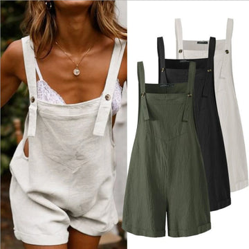 Saashi Loose Style Overalls Boho Jumpsuit