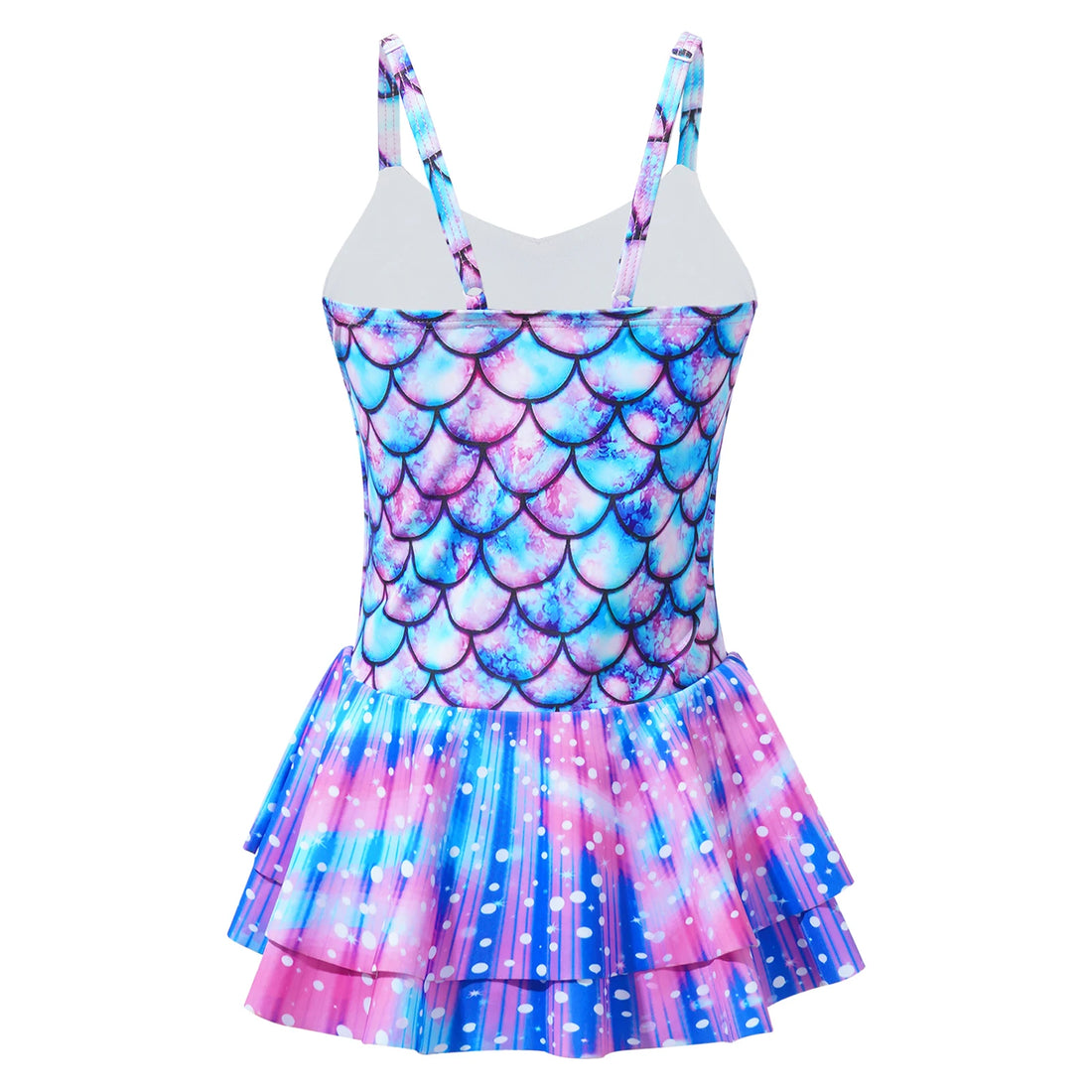 Saashi Mermaid Fish Scales One-Piece Girls' Swimsuit