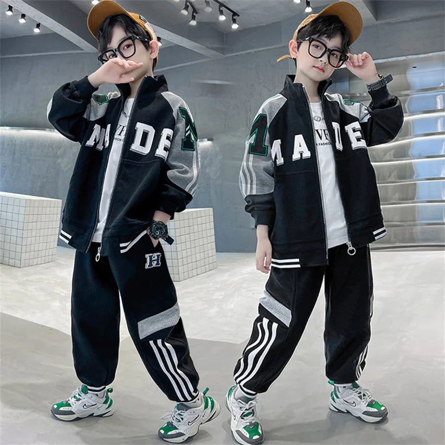 Saashi Children's Clothing Set: Boys' Sportswear Suit Kids Outfit