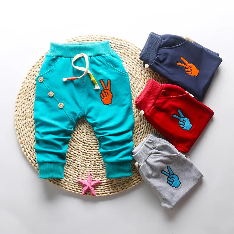 Saashi Baby Boys Sports Pants: Toddler Loose Trousers, Casual Clothing, Soft Bottoms