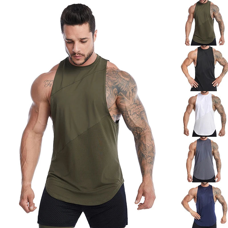 Saashi Men's Summer Running Gym Tank Top