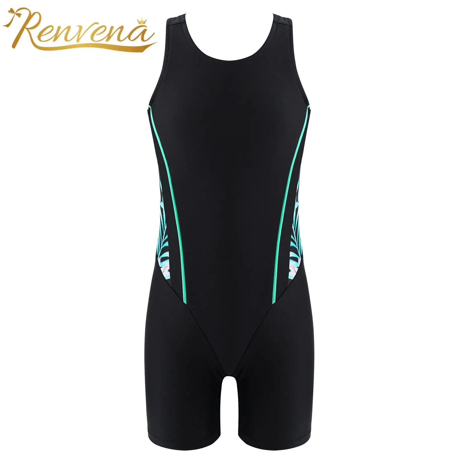 Saashi Sleeveless Rashguard One-Piece Bodysuit for Kids