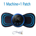 4PCS LCD Display EMS Neck Massage Electric Massager Cervical Neck Back Patch 8 Mode Pulse Muscle Stimulator Portable Relief Pain