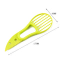 3 in 1 Avocado Slicer Shea Corer Butter Fruit Peeler Cutter Pulp Separator Plastic Knife Kitchen Vegetable Tools Kitchen Gadgets