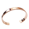 Pure Copper Magnet Energy Health Open Bangle Plated Gold Color Simple Bracelet Bio Healthy Healing Bracelet