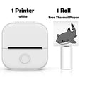 T02 Portable Mini Wireless Thermal Pocket Printer Self-Adhesive Stickers Use for Diy,Journal Sticker Impresora Portátil