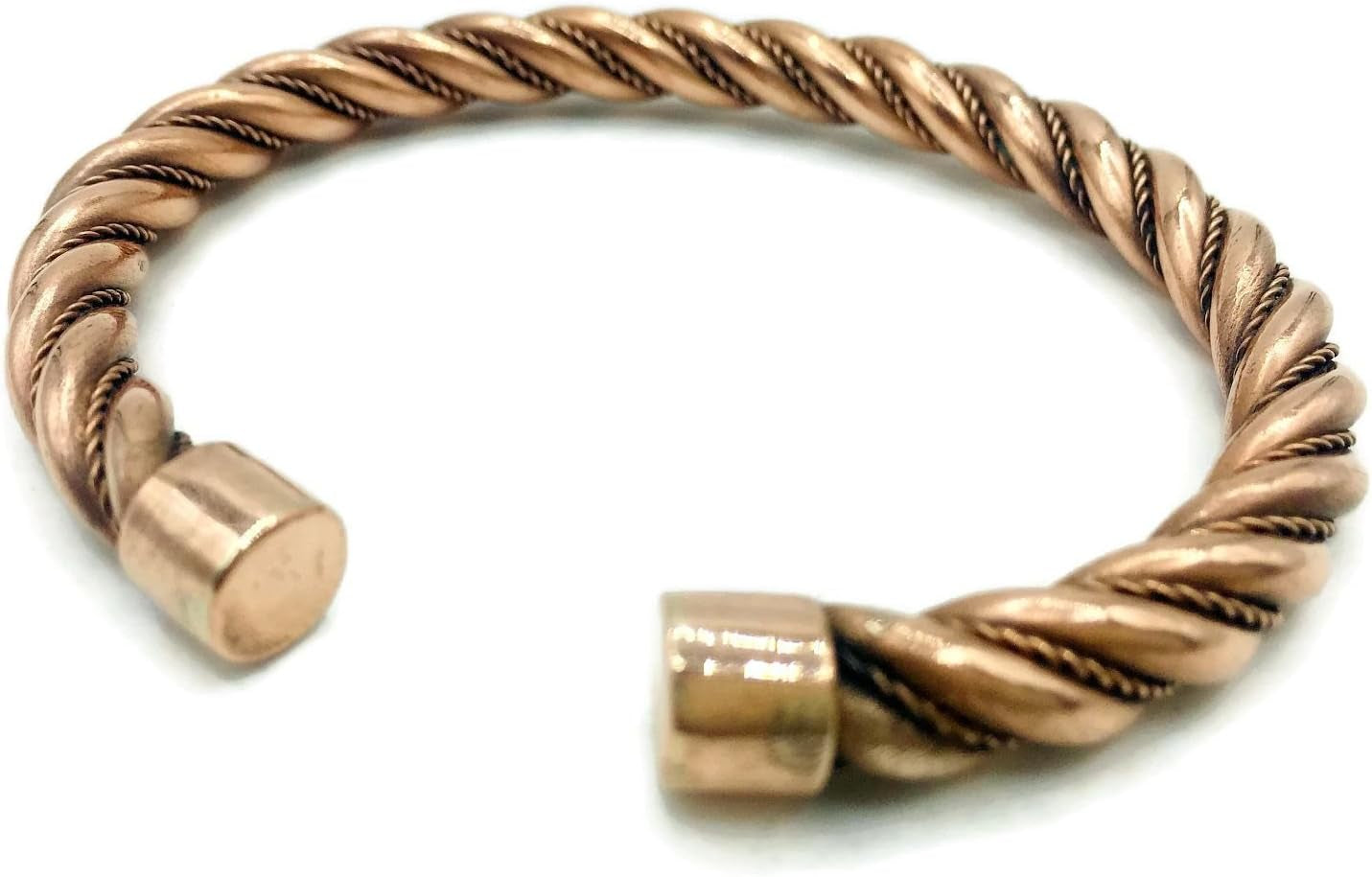 Handmade Traditional Design Twisted Copper Bracelet. 100% Pure Raw Copper Bracelet. (Twisted)