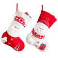 Gifts Pouch Durable Large Cute Christmas Stocking Gift Bag High Capacity Non-Woven Xmas Sock Christmas Ornaments Beautiful