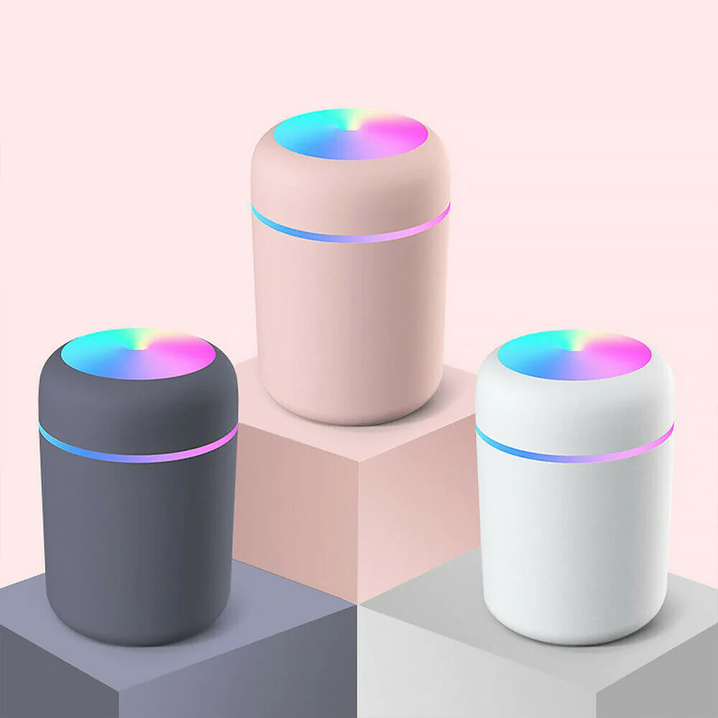 300Ml Humidifier Portable USB Ultrasonic Dazzle Cup Aroma Diffuser Cool Mist Maker Air Humidifier Purifier with Romantic Light