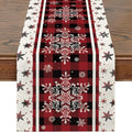 Linen Christmas Table Runner Snowman Xmas Tree Home Dining Table Cover Tablecloth 2023 Navidad Noel Christmas Decorations 2024