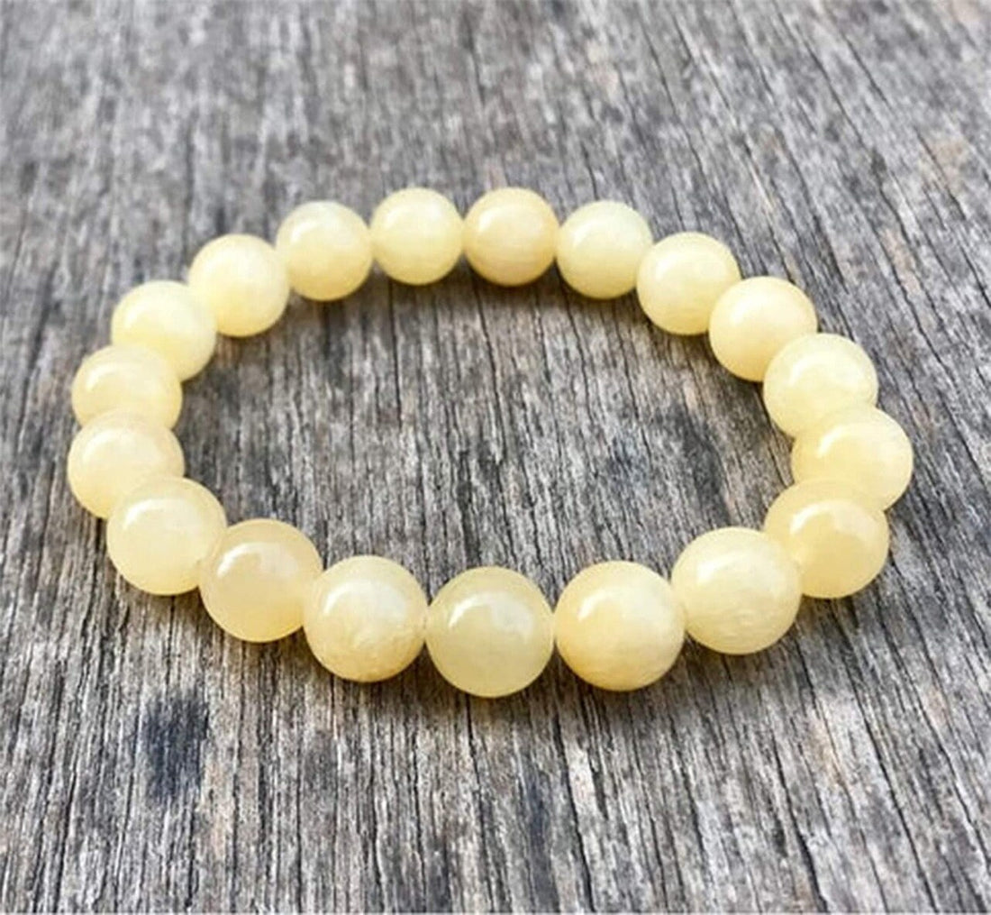 Yellow Calcite Bracelet for Unisex,Healing,Love,Energy,Balance Bracelet,8Mm Beaded,Gemstone,Bracelet for Men & Women,Gifts for Her