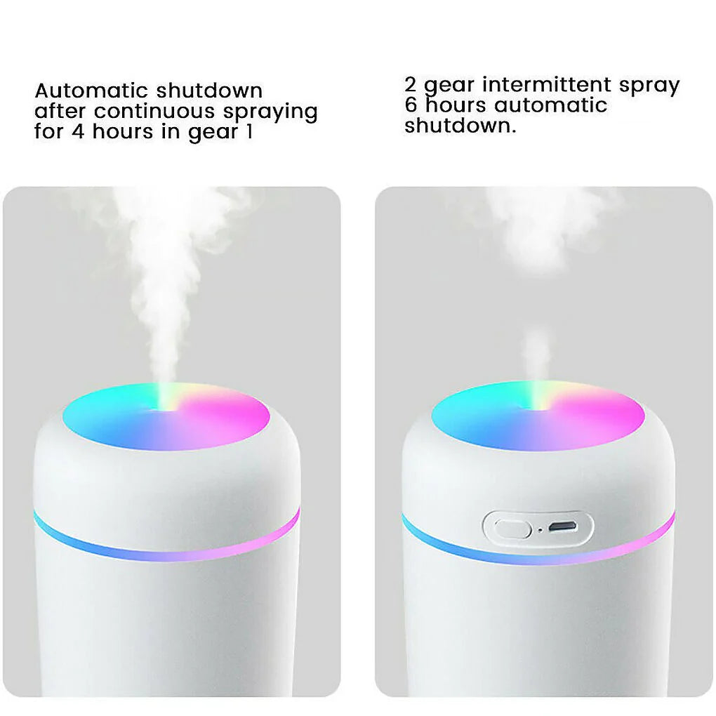 300Ml Humidifier Portable USB Ultrasonic Dazzle Cup Aroma Diffuser Cool Mist Maker Air Humidifier Purifier with Romantic Light