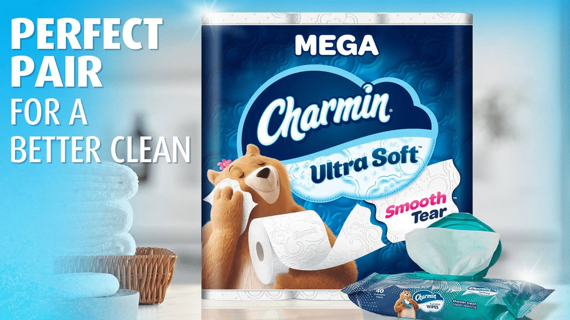 Charmin Ultra Soft Toilet Paper 30 Mega Rolls, 224 Sheets per Roll