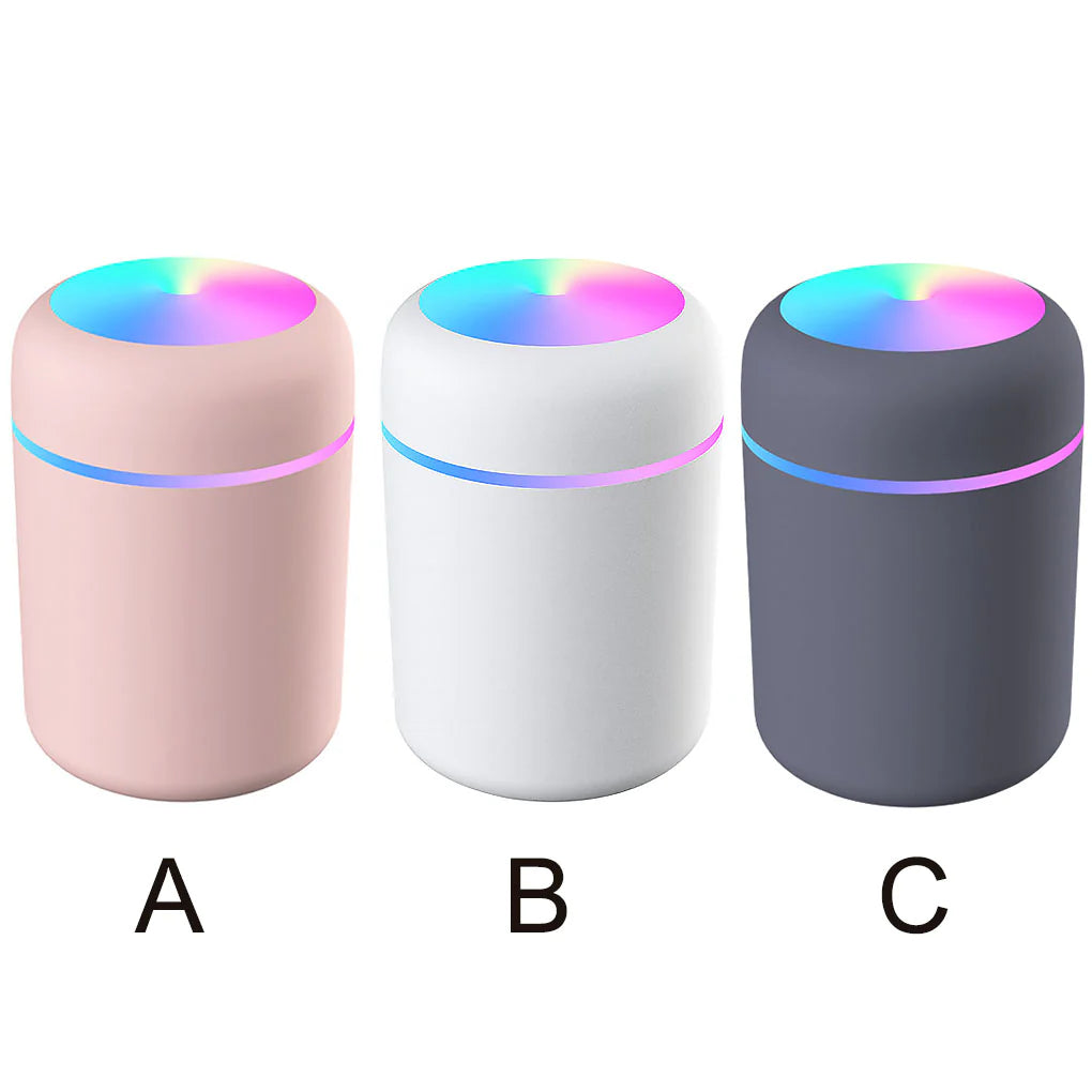 300Ml Humidifier Portable USB Ultrasonic Dazzle Cup Aroma Diffuser Cool Mist Maker Air Humidifier Purifier with Romantic Light