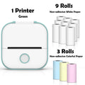 T02 Portable Mini Wireless Thermal Pocket Printer Self-Adhesive Stickers Use for Diy,Journal Sticker Impresora Portátil