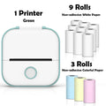 T02 Portable Mini Wireless Thermal Pocket Printer Self-Adhesive Stickers Use for Diy,Journal Sticker Impresora Portátil