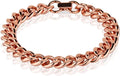 Mens Pure Copper Cuban Heavy Link Bracelet Pain Relief Arthritis Wide Link 8.5