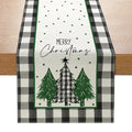 Linen Christmas Table Runner Snowman Xmas Tree Home Dining Table Cover Tablecloth 2023 Navidad Noel Christmas Decorations 2024