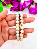 Caribbean Calcite Stone Bracelet 8 MM Stretch Bracelet