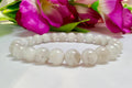 Rainbow Moonstone round Beaded Bracelet 8 MM Stretch Bracelet